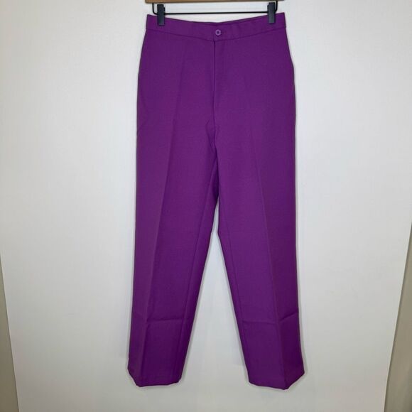 Vintage Levi's Bend Over Dress Pants Women's 6 (vintage 14) purple High-Rise - Picture 2 of 14